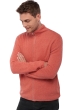 Cashmere & Yak men waistcoat sleeveless sweaters vincent tender peach natural beige xs